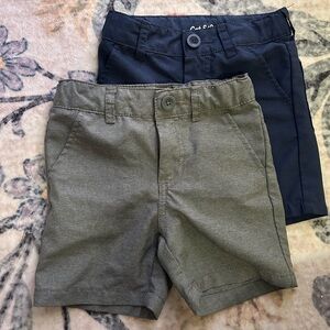 Kids Navy and Gray Shorts Set